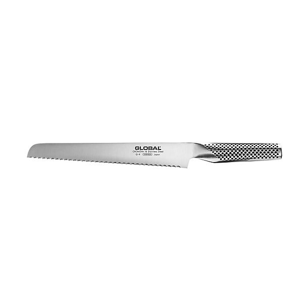 Global G-9 Stainless Steel Bread Knife 22cm Blade image(1)