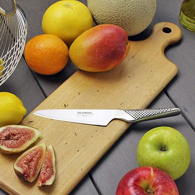 Global Stainless Steel Cook's Knife 13cm Blade GS-3 - (Image 2)
