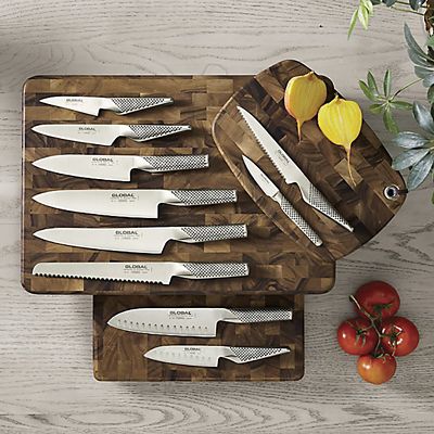 Global GS-5 Stainless Steel Vegetable Chopper Knife 14cm Blade - (Image 2)