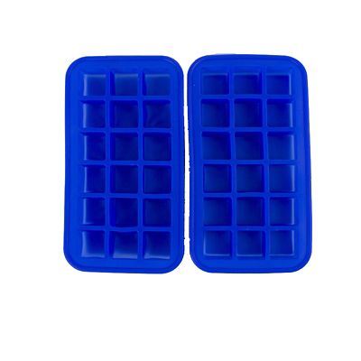 Joie Extra-Large Ice Cube Tray with Lid - Transparent/Blue, 1 ct