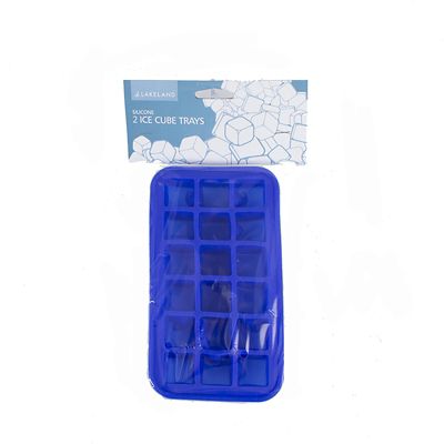2 Silicone 18 Hole Ice Cube Freezer Trays  image(4)