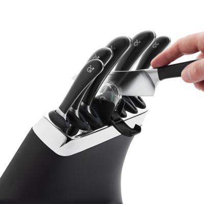 Robert Welch Signature Knife Block Sharpener and 6 Knives image(3)
