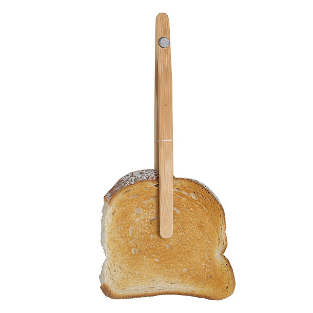 Magnetic Wooden Toast Tongs For Toasters image(1)