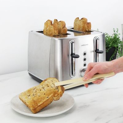 Magnetic Wooden Toast Tongs For Toasters image(3)