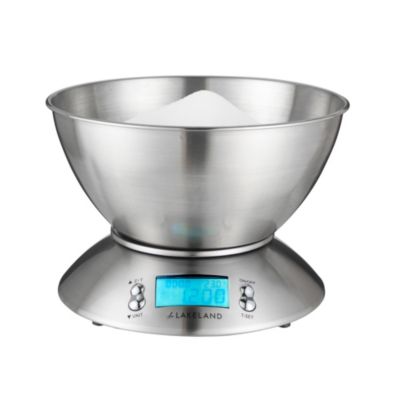 Lakeland Stainless Steel Digital Kitchen Scales Lakeland