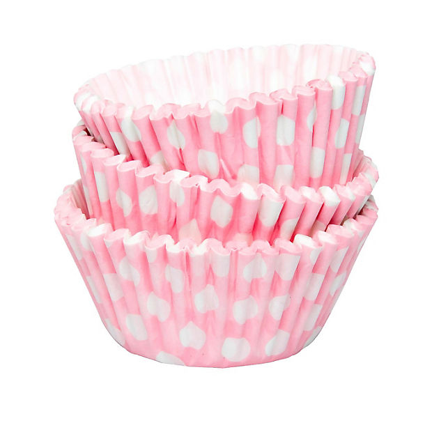 Pink Spotty Cupcake Cases image()