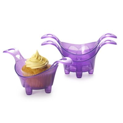 3 Purple Cupcake Stackers image(2)