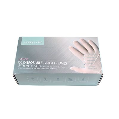 100 Large Disposable Latex Gloves image(3)