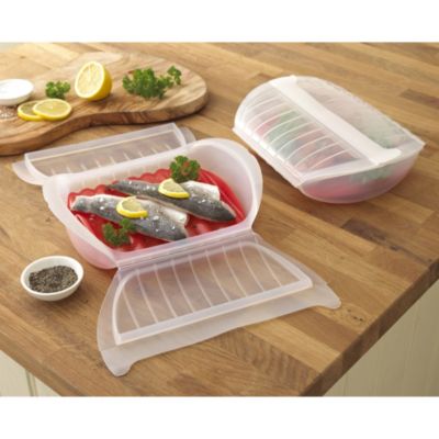Lekue Silicone Steamer Case with Tray image(1)