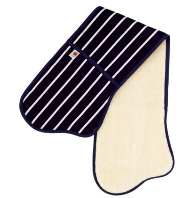 Traditional Butcher's Stripe Double Oven Glove image(1)