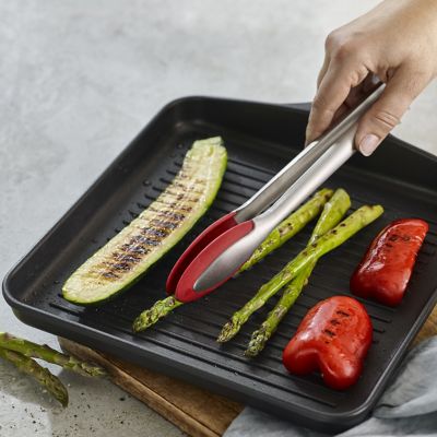 Red Silicone Tongs - (Image 2)