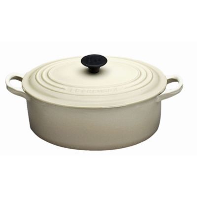 Le Creuset® 27cm Cast Iron Almond Oval Casserole image()