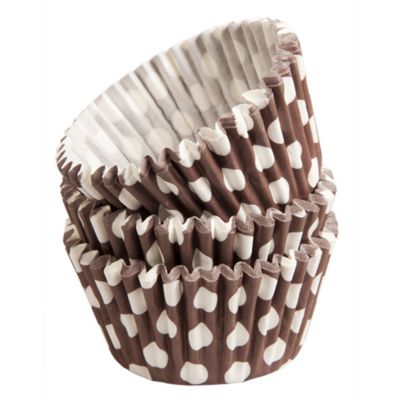 Brown Spotty Cupcake Cases image(1)