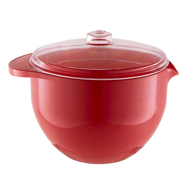 Microwave Cookware Stain Proof - Red Lidded Bowl 1.4L image(1)