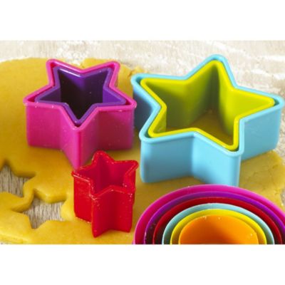 Colourful Cookie Cutter Set 5 Stars image(1)