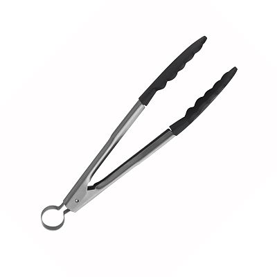 Cuisipro Silicone Tipped Locking Cooking Tongs 12cm