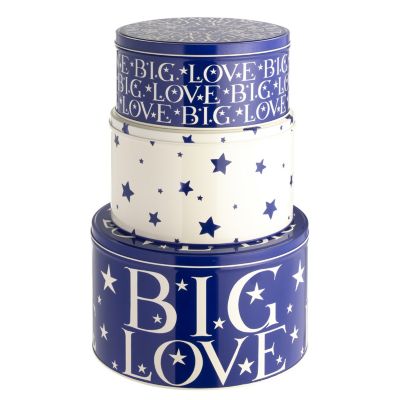 Emma Bridgewater Starry Skies Set of 3 Cake Tins image(1)