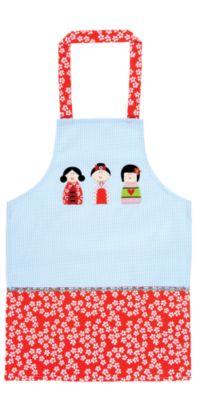 Kids Cotton Japanese Doll Apron image(1)