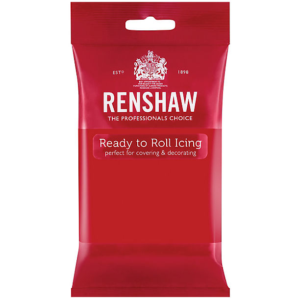 Renshaw Ready to Roll Coloured Icing - 250g Red image(1)