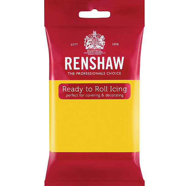 Renshaw Ready to Roll Coloured Icing - 250g Yellow image(1)