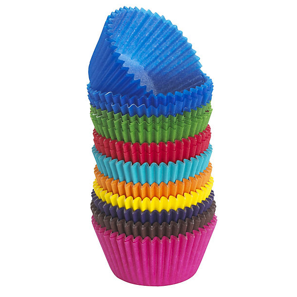 144 Greaseproof Cupcake Cases - 9 Colours image(1)