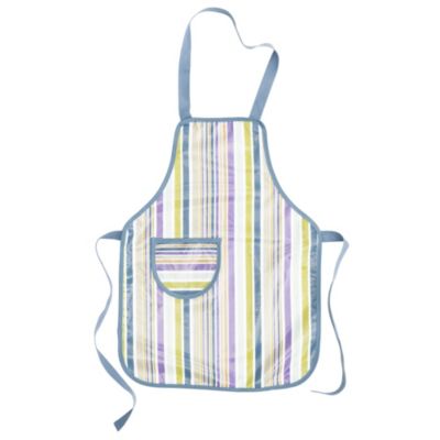 I Can Cook Childrens PVC Apron Stripes Lakeland