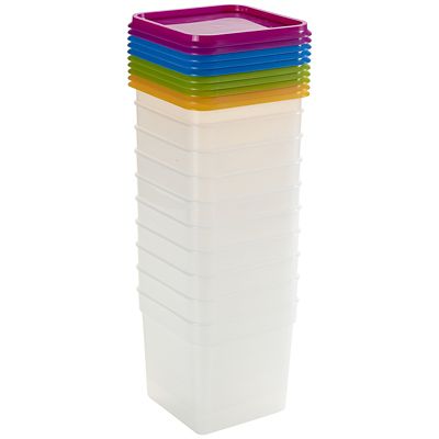 10 Stack a Boxes Food Storage Containers 1.2L image(3)