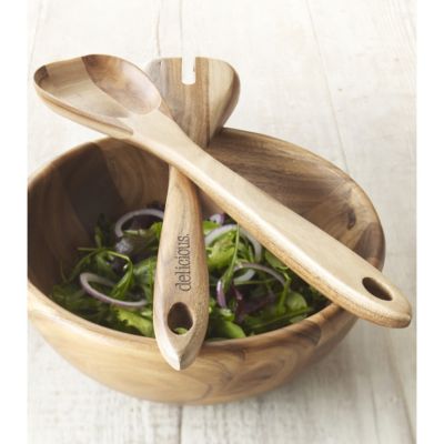 delicious. Acacia Salad Tongs image(1)