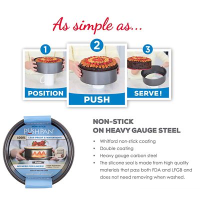 Lakeland PushPan Loose Based 23cm Cake Tin - Round - (Image 3)