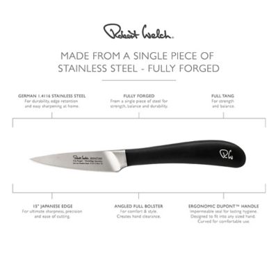 Robert Welch Signature Stainless Steel Vegetable Knife 8cm Blade - (Image 4)