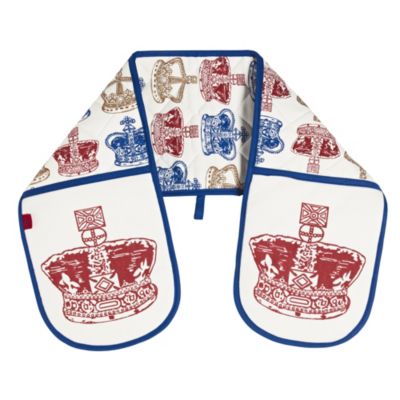 Vintage Crowns Double Oven Glove image(1)