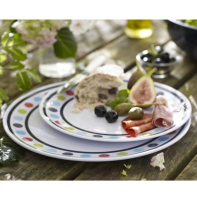 Spots & Stripes Alfresco Melamine Side Plate image(2)