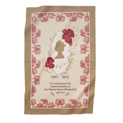 Diamond Jubilee Tea towel image(1)