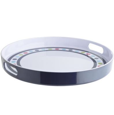 Spots & Stripes Alfresco Melamine Tray image(1)