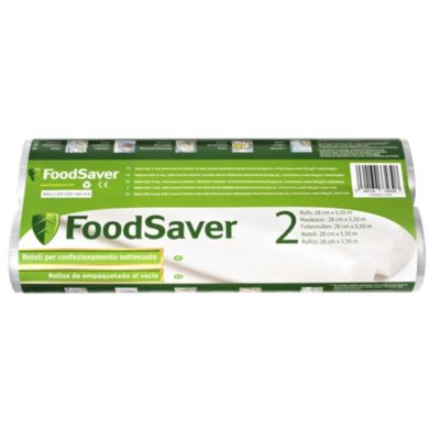 2 FoodSaver Refill Rolls 28cm x 5.5m Lakeland