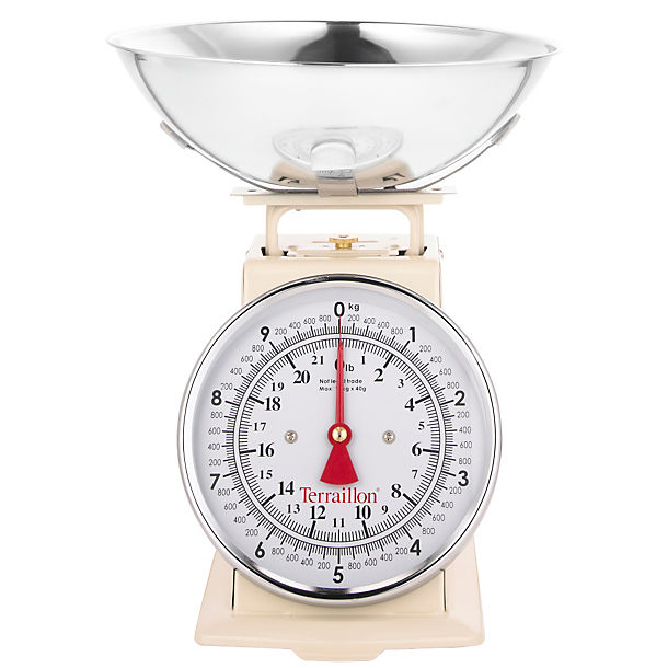 Terraillon® Traditional Vintage Cream Kitchen Weighing Scale image()
