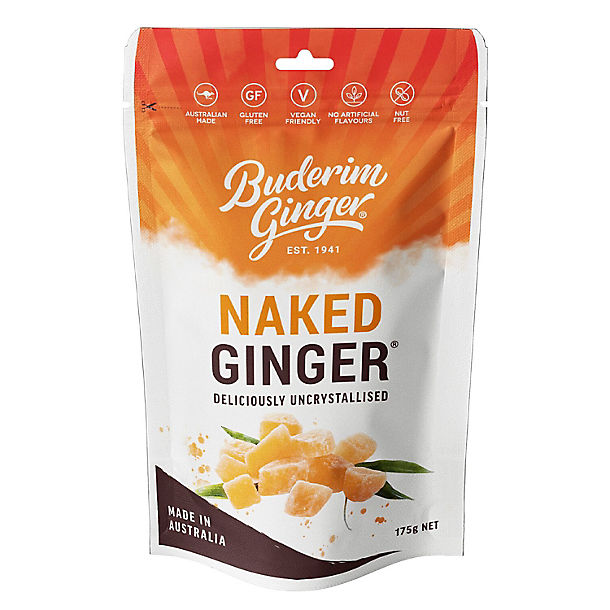 Buderim Uncrystallised Naked Sweet Ginger 175g image(1)