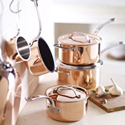 Copper Tri-Ply Mini Saucepan 9cm image(2)
