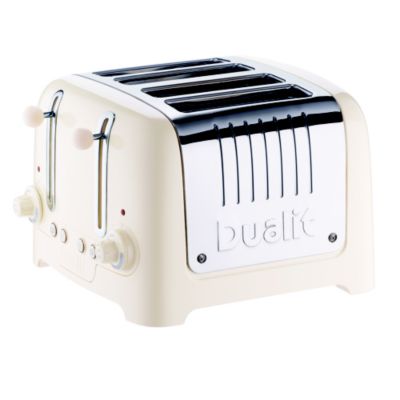 DUALIT® CANVAS WHITE 4SLICE TOASTER Lakeland