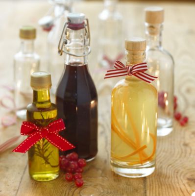 Square Glass Oil & Drinks Gifting Bottle & Cork Stopper 250ml image(2)