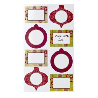 Lakeland Christmas Baubles Jam Jar Labels image(2)