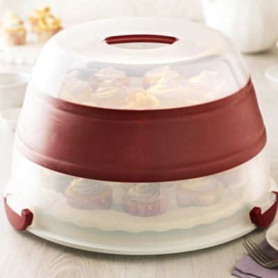 Collapsible Cake and Cupcake Carrier Lakeland