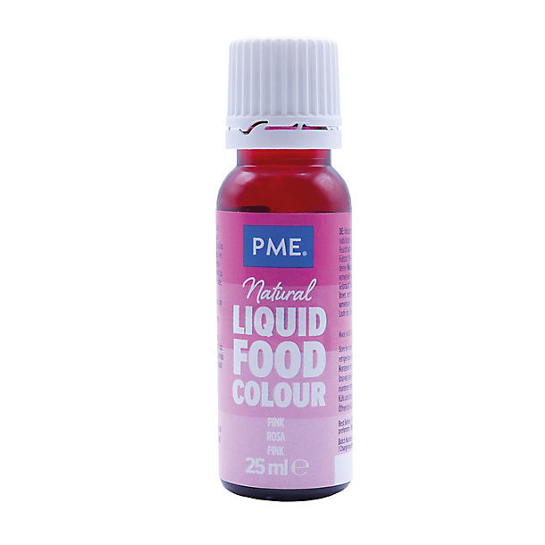 PME Pink Concentrated Natural Food Colouring 25g image(1)
