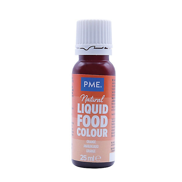PME Orange Concentrated Natural Food Colouring 25g image(1)