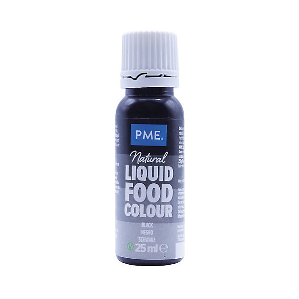 PME Black Concentrated Natural Food Colouring 25g image(1)