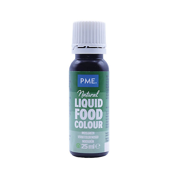 PME Moss Green Concentrated Natural Food Colouring 25g image(1)