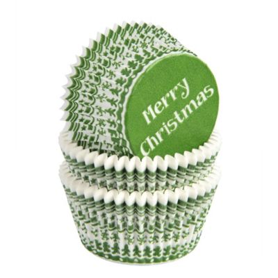 Seasons Greetings Cupcake Cases image()