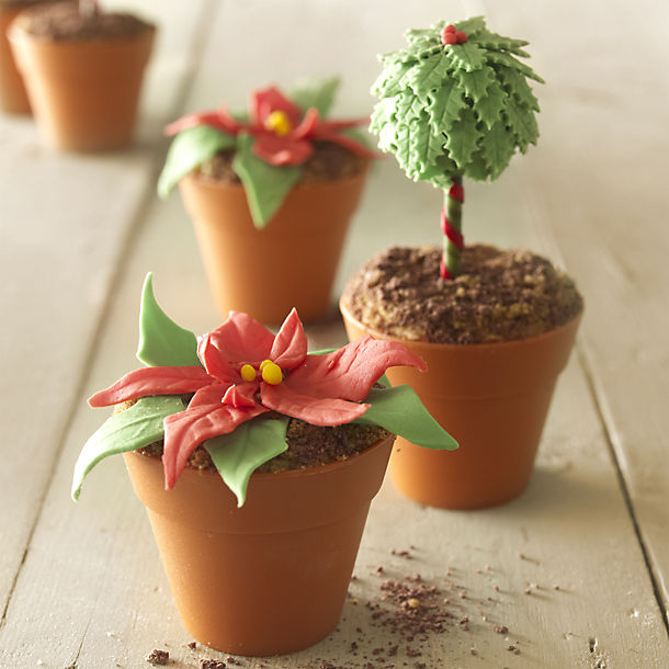 6 Mini Flowerpot Muffin Cases image(1)