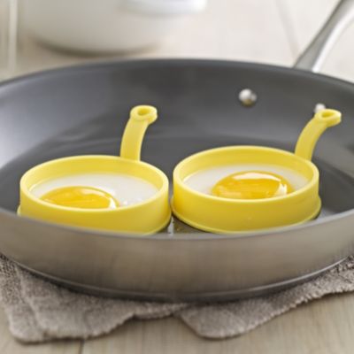 2 Silicone Fried Egg Round Cooking Rings image(2)