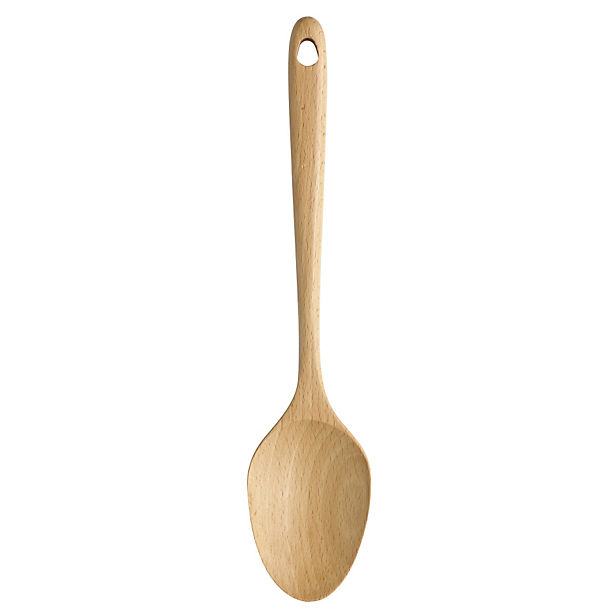 Lakeland Beech Wood Solid Spoon image()